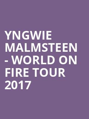 Yngwie Malmsteen - World on Fire Tour 2017 at HMV Forum
